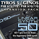 Yamaha Exapnsion Pack D50 Linear Synth